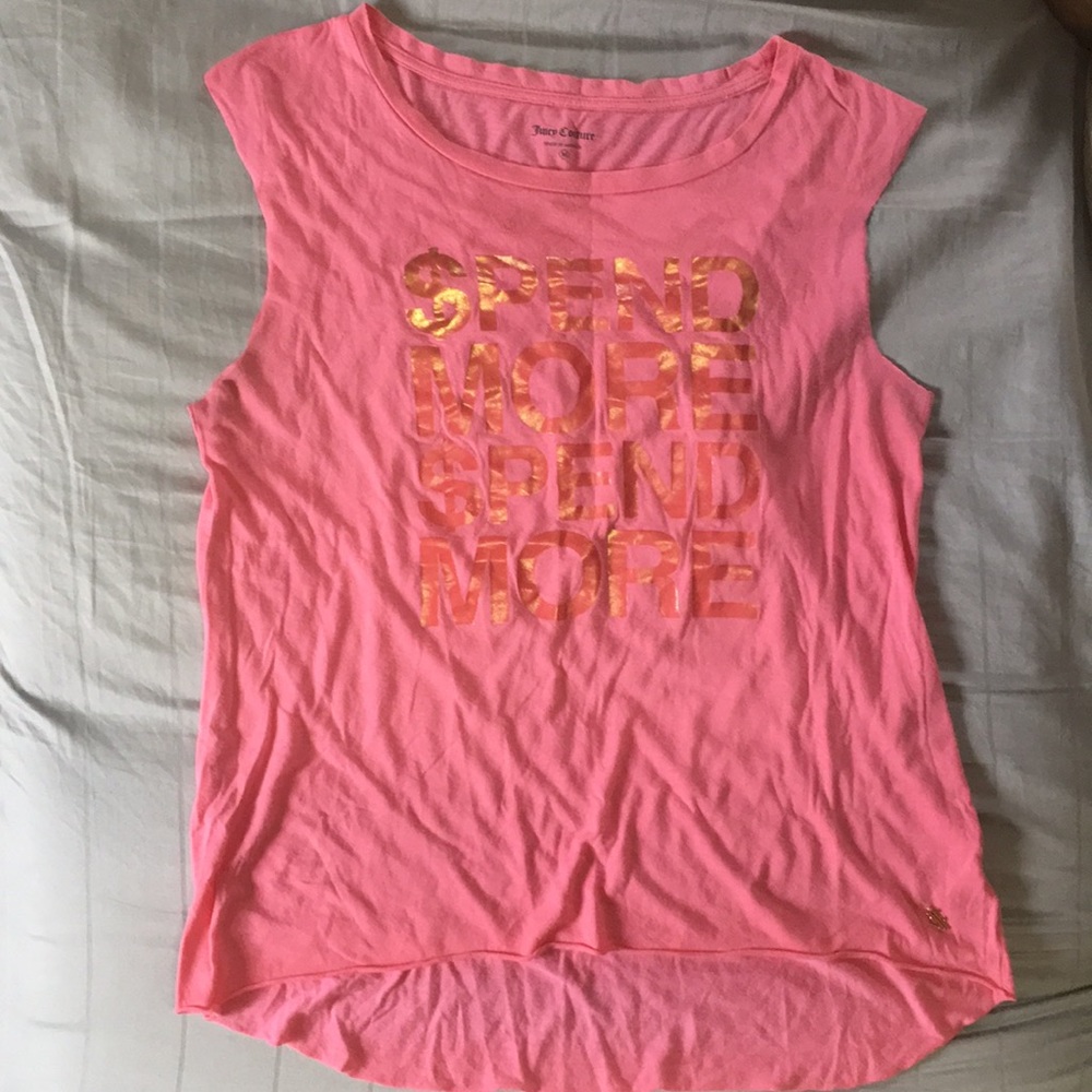 Juicy Couture hi-lo tank top